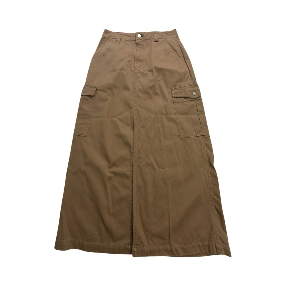 Tommy Jeans Cargo Skirt Womens 28x36 Brown Utility Cotton Twill Gorpcore